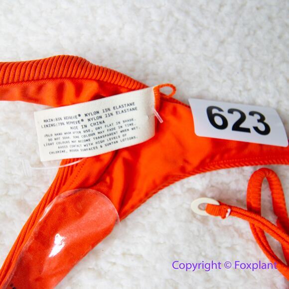 New!‎ Set! Zulu & Zephyr Free People Tie Curve Brief Bikini, size 2 - Picture 14 of 14
